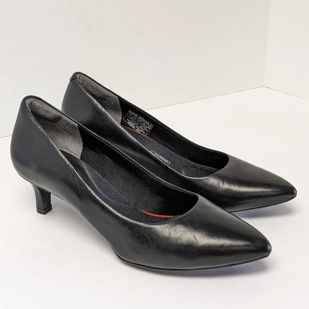 Rockport Total Motion Kalila Pumps, Black, Womens 9 Narrow